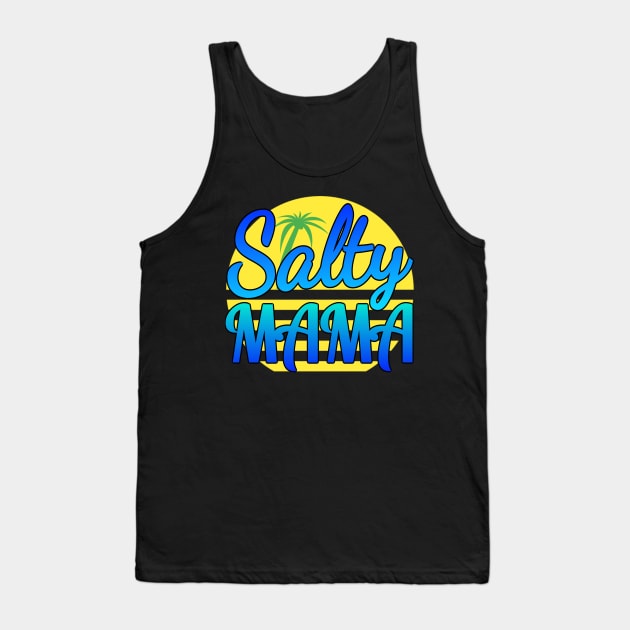 Salty Mama Palm Tree Addition Tank Top by Duds4Fun